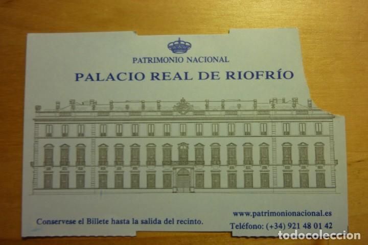 Coleccionismo: Entrada Palacio Real de Riofr&iacute;o Patrimonio Nacional Real Sitio de San Ildefonso Segovia Turismo