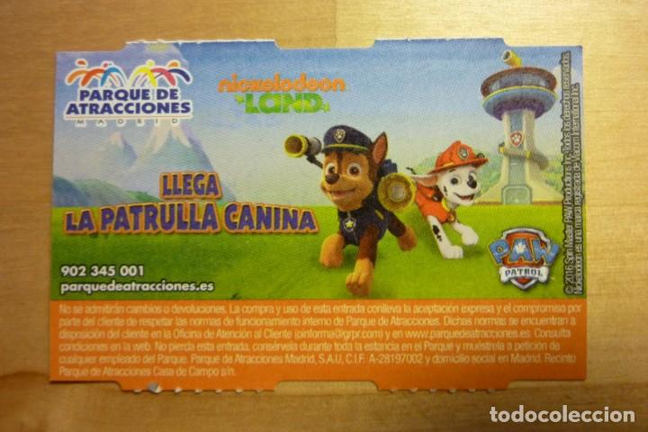 Coleccionismo: Entrada Parque de Atracciones de Madrid - Casa de Campo Turismo Deportes Ocio