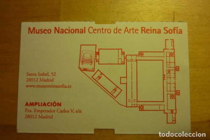 Coleccionismo: Entrada MNCARS Museo Nacional Centro de Arte Reina Sof&iacute;a Madrid Turismo Museos Paseo del Arte