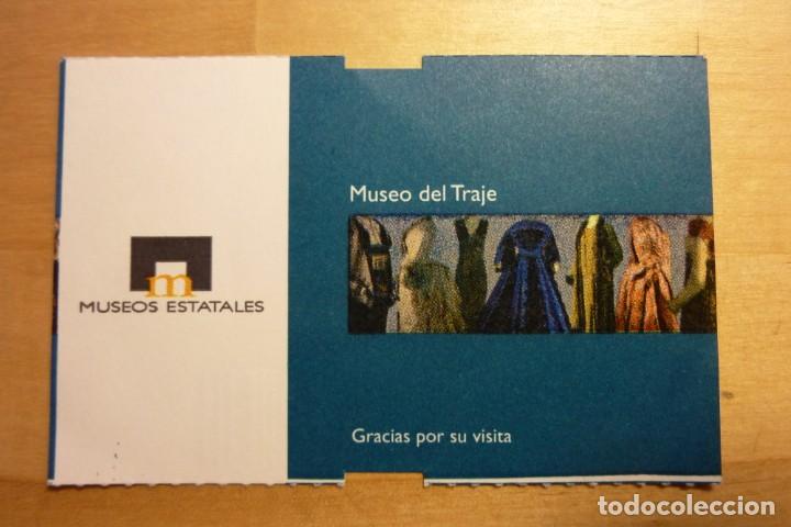 Coleccionismo: Entrada Museo del Traje Madrid Turismo Arte Moda Ciudad Universitaria