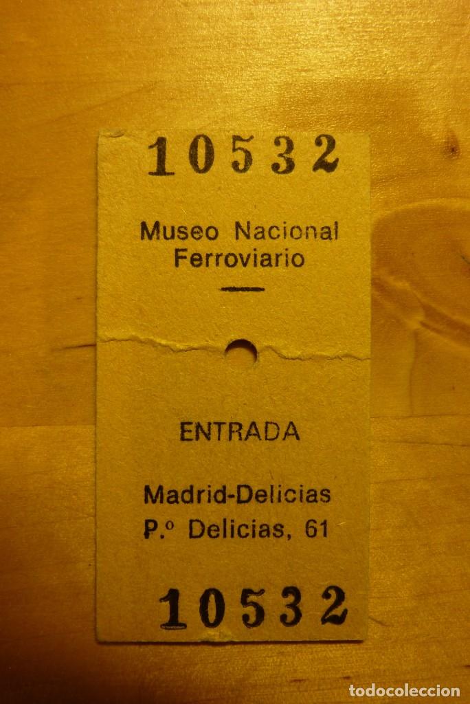 Coleccionismo: Entrada Museo Nacional Ferroviario Museo del Ferrocarril Madrid Estaci&oacute;n de las Delicias Trasnportes