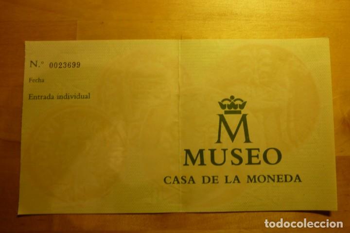 Coleccionismo: Entrada Museo Casa de la Moneda Fabrica Nacional de la Moneda y Timbre Madrid Numism&aacute;tica Turismo