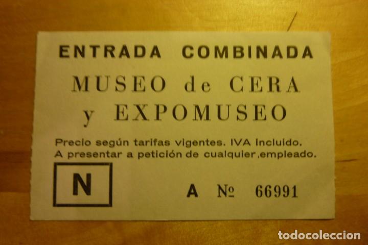 Coleccionismo: Entrada Museo de Cera de Madrid Expomuseo Turismo Paseo de Recoletos
