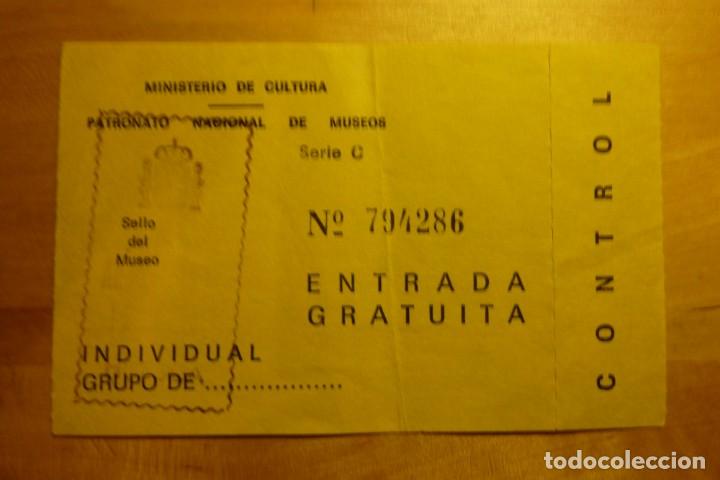 Coleccionismo: Entrada Museos Estatales Ministerio de Cultura - Turismo Sello Museo Arqueol&oacute;gico Provincial Huesca