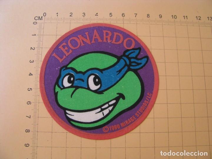 Coleccionismo: PARCHE DE TELA. TORTUGAS NINJA. MIRAGE STUDIO 1990. LEONARDO.