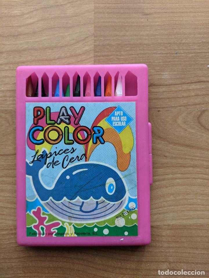 Collectionnisme: ESTUCHE CON 12 CERAS PLAY COLOR (USADAS)