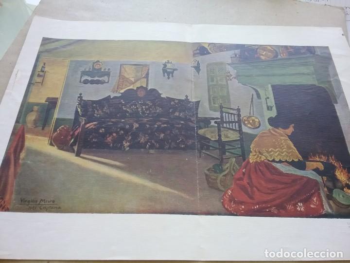 Coleccionismo: L&aacute;mina. LA COCINA DE LOS AMOS. Virgilio Muro. Principios s.xx (424-3)