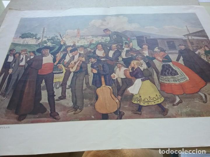 Coleccionismo: L&aacute;mina.EL REGRESO DEL HEROE. A.Diaz Huertas. Principios s.xx (424-1)
