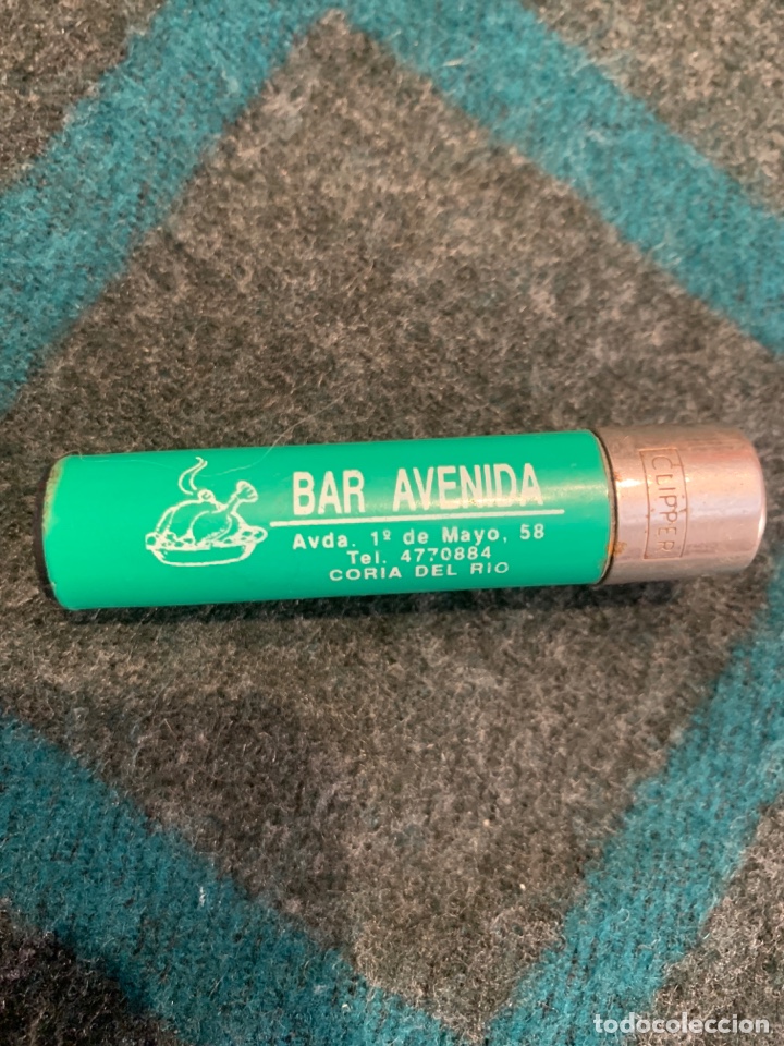 Coleccionismo: Mechero Clipper Bar Avenida - Foto 1