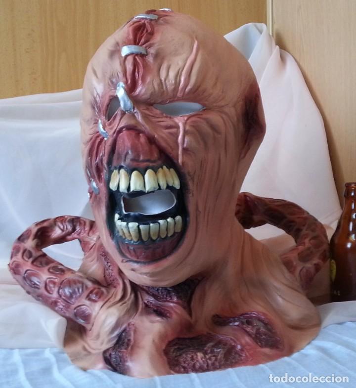 Coleccionismo: M&aacute;scara. Latex terror&iacute;fico. R&eacute;plica. Resident Evil N&eacute;mesis. Impresionante realismo.