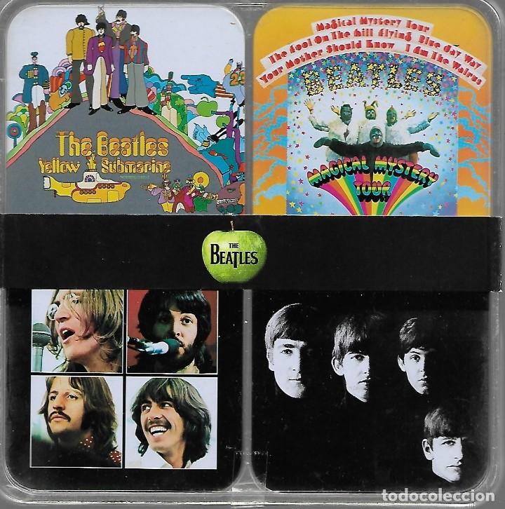 Coleccionismo: 4 posavasos The Beatles