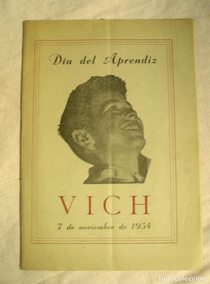 Coleccionismo: Dia del Aprendiz de Vich a&ntilde;o 1954 - Foto 1