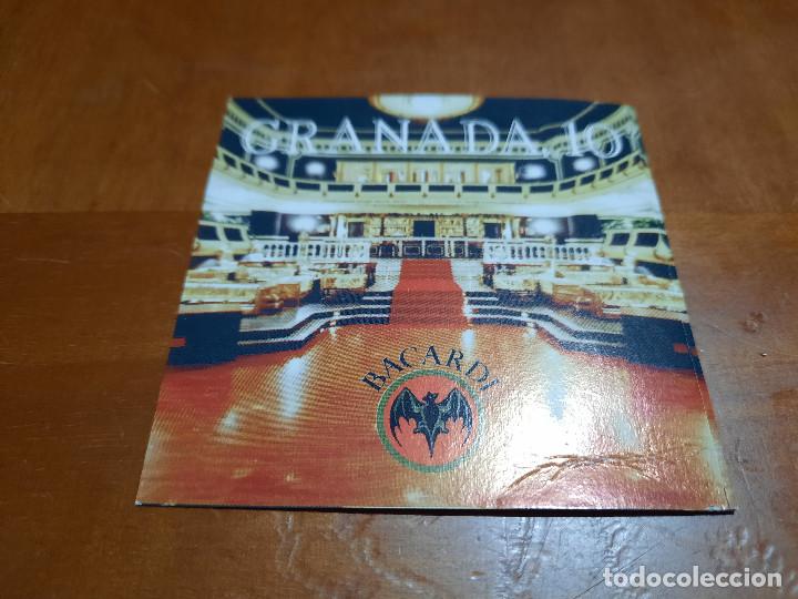 Colecionismo: GRANADA 10. BACARDI. POSAVASOS. BUEN ESTADO. DIFICIL