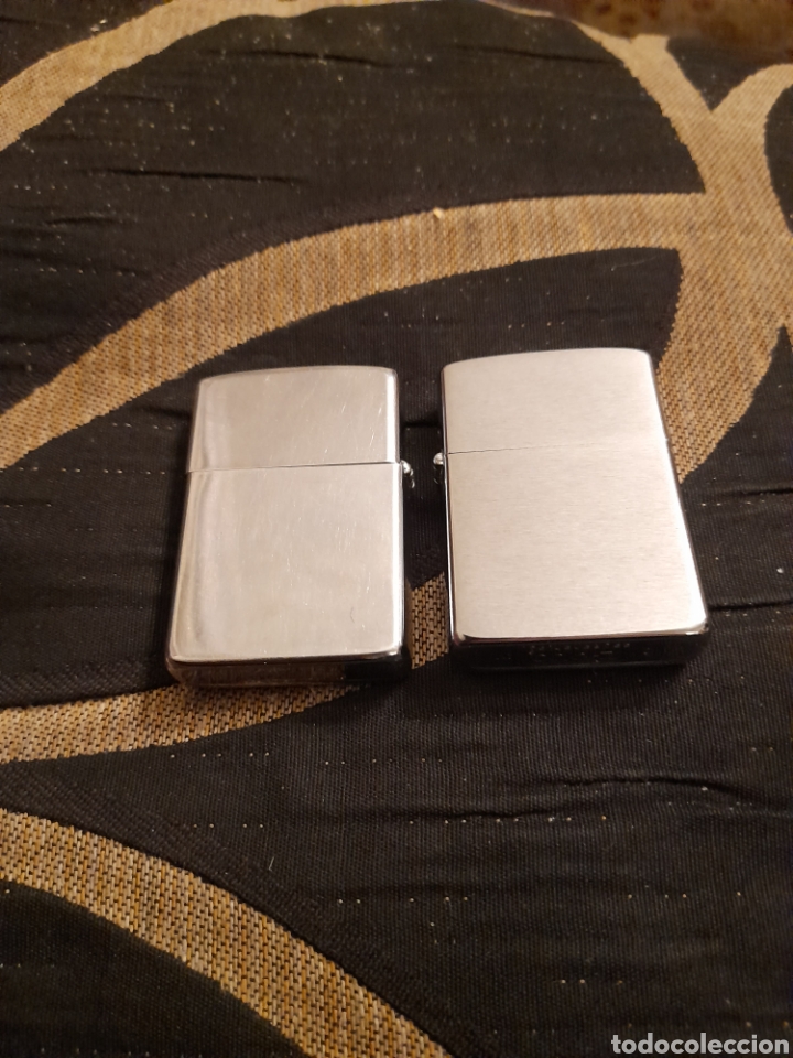 Coleccionismo: Dos mecheros Zippo ,E V y C IV ,funcionan perfectamente