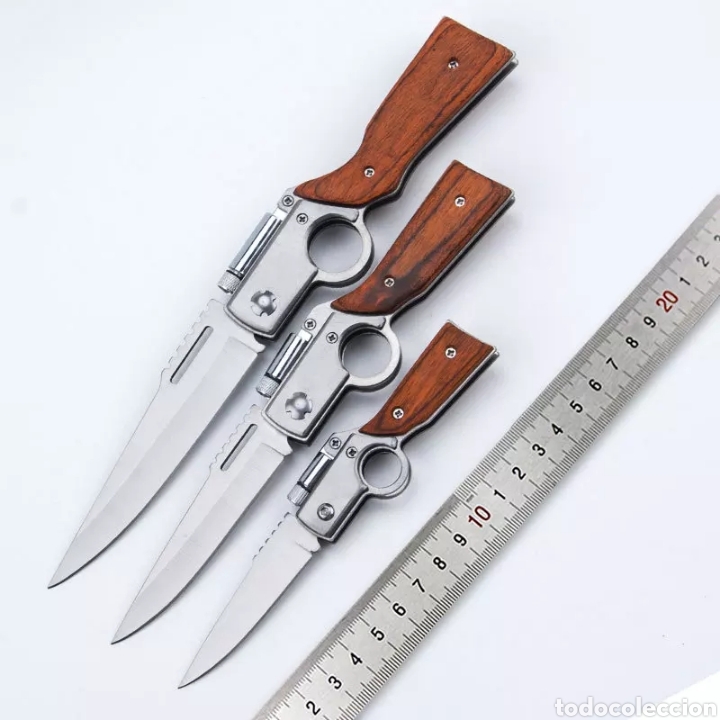 Coleccionismo: Navajas con forma de rifle - Foto 2