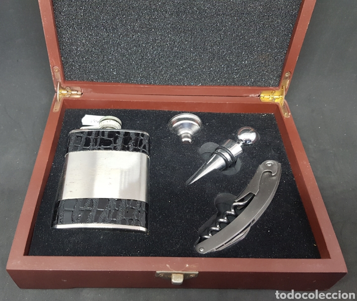 Collezionismo: Caja regalo - petaca - car208