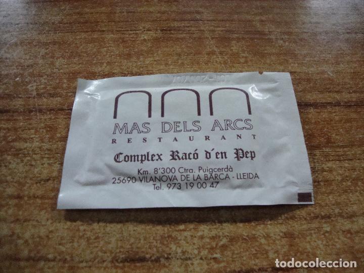 Coleccionismo: AMPLIA TU COLECCION TOALLITA RESTAURANTE MAS DELS ARCS