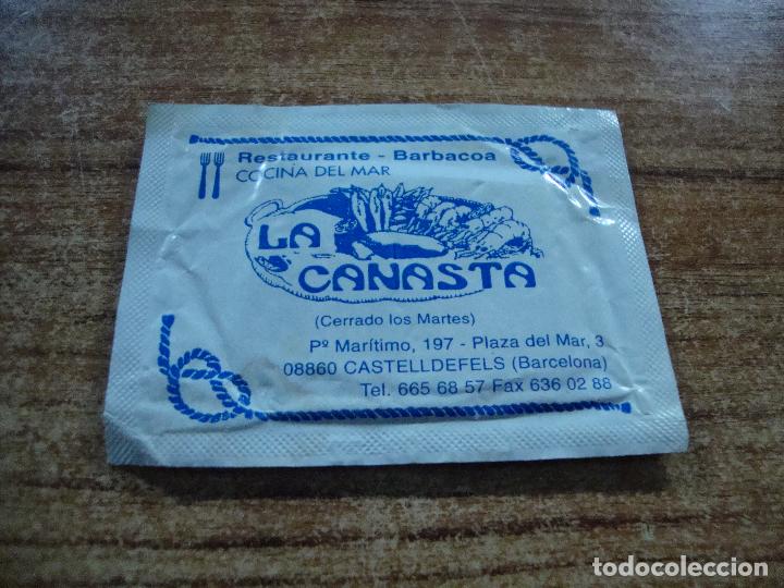 Coleccionismo: AMPLIA TU COLECCION TOALLITA RESTAURANTE LA CANASTA