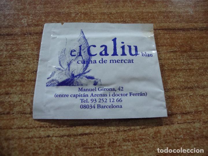 Coleccionismo: AMPLIA TU COLECCION TOALLITA RESTAURANTE EL CALIU