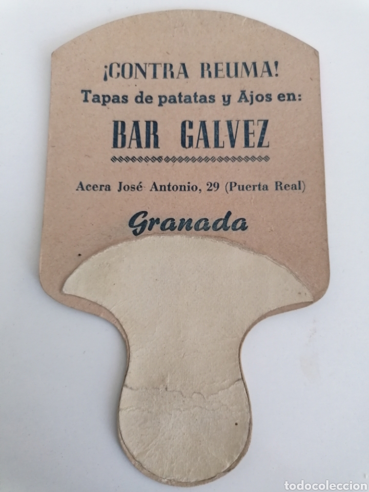 Coleccionismo: GRANADA. BAR GALVEZ. PAI PAI. A&Ntilde;OS 50 APROX.