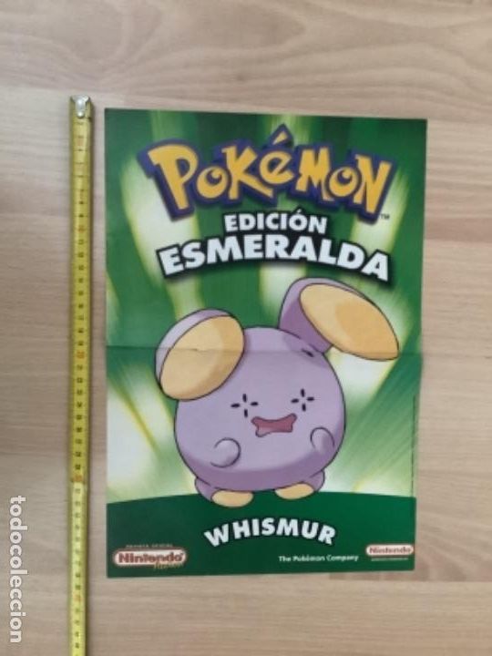 Coleccionismo: Cv3. P&Oacute;STER POKEMON ESMERALDA