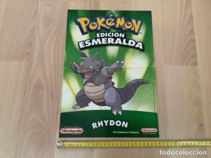 Coleccionismo: Cv3. P&Oacute;STER POKEMON ESMERALDA - Foto 2