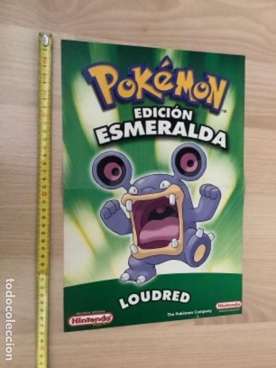 Coleccionismo: H1 P&Oacute;STER POKEMON ESMERALDA