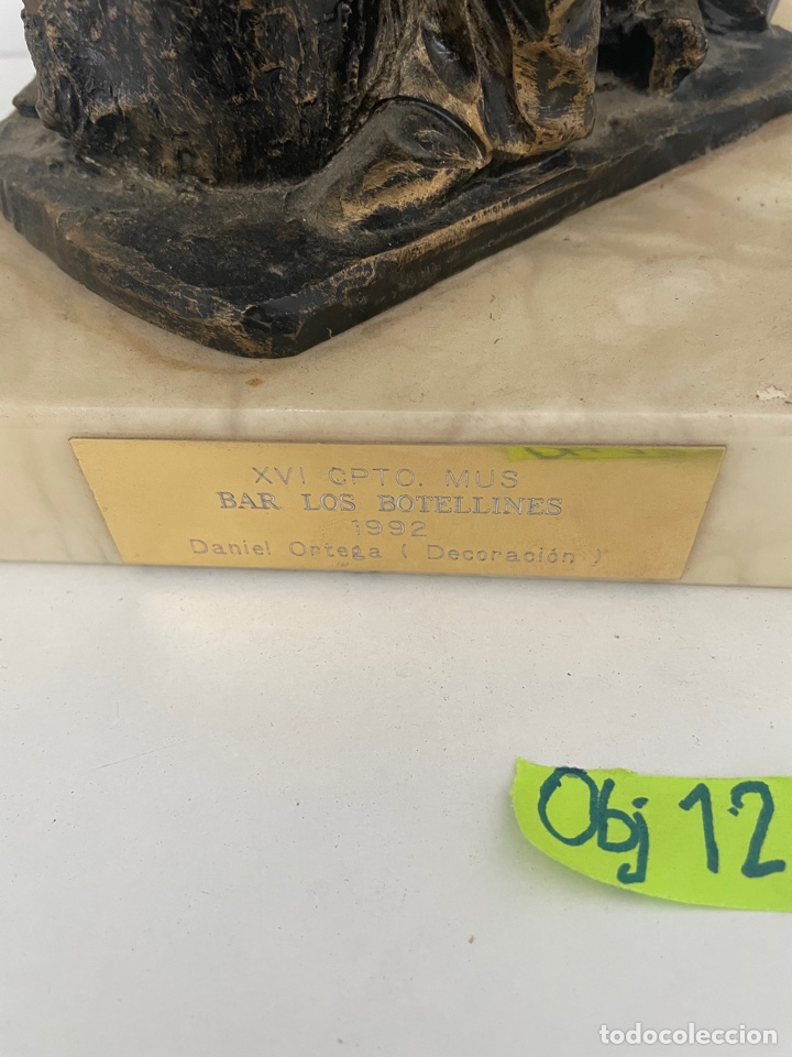 Coleccionismo: Trofeo antiguo de mus - Foto 3