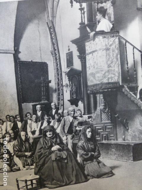 Coleccionismo: SERMON EN LA ALDEA ANTIGUA LAMINA HUECOGRABADO A&Ntilde;OS 50