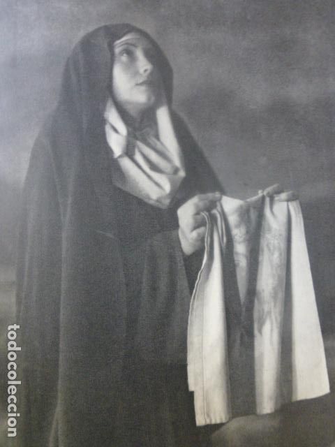 Collectionnisme: ESPARRAGUERA BARCELONA PASI&Oacute;N VIVIENTE ANTIGUA LAMINA HUECOGRABADO A&Ntilde;OS 50