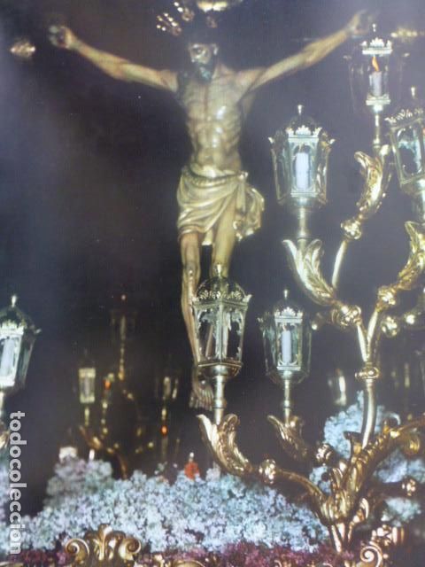 Colecionismo: CORDOBA SEMANA SANTA PASO DE NUESTRO SE&Ntilde;OR CRUCIFICADO ANTIGUA LAMINA HUECOGRABADO A&Ntilde;OS 50