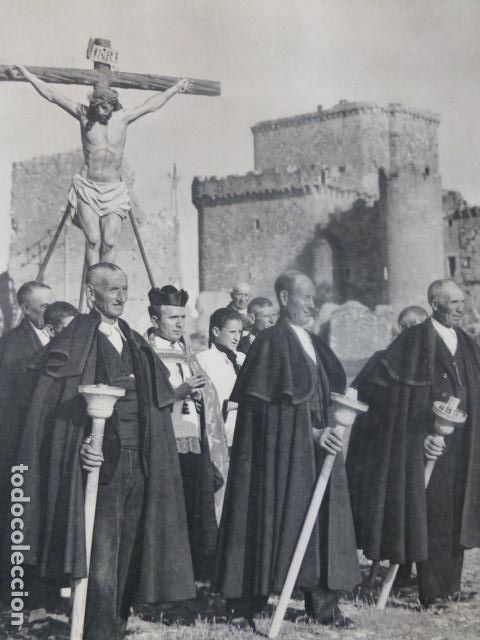 Coleccionismo: TUREGANO SEGOVIA PROCESION ANTIGUA LAMINA HUECOGRABADO A&Ntilde;OS 50
