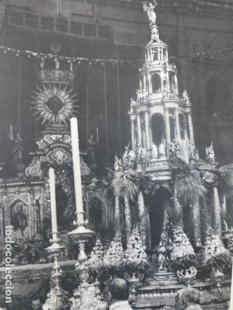 Collecting paper: SEVILLA PROCESION DEL CORPUS CHRISTI ANTIGUA LAMINA HUECOGRABADO A&Ntilde;OS 50