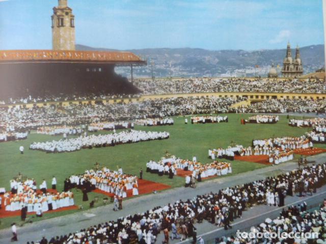 Colecionismo: BARCELONA CONGRESO EUCARISTICO ANTIGUA LAMINA HUECOGRABADO A&Ntilde;OS 50