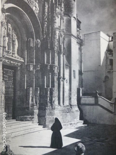 Colecionismo: ARCOS DE LA FRONTERA C&Aacute;DIZ IGLESIA ANTIGUA LAMINA HUECOGRABADO A&Ntilde;OS 50