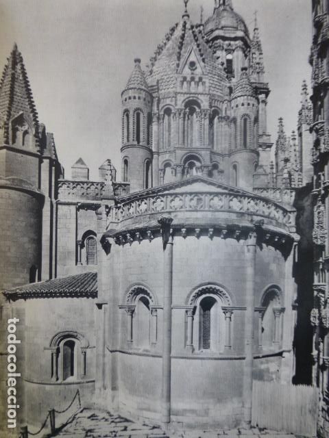 Colecionismo: SALAMANCA CATEDRAL VIEJA ANTIGUA LAMINA HUECOGRABADO A&Ntilde;OS 50