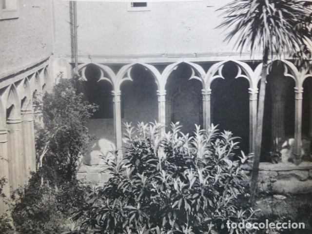 Colecionismo: SANG&Uuml;ESA NAVARRA CLAUSTRO FRANCISCANO ANTIGUA LAMINA HUECOGRABADO A&Ntilde;OS 50