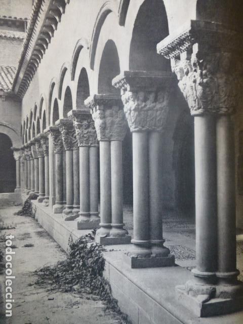 Collectionnisme: TUDELA NAVARRA CLAUSTRO ANTIGUA LAMINA HUECOGRABADO A&Ntilde;OS 50