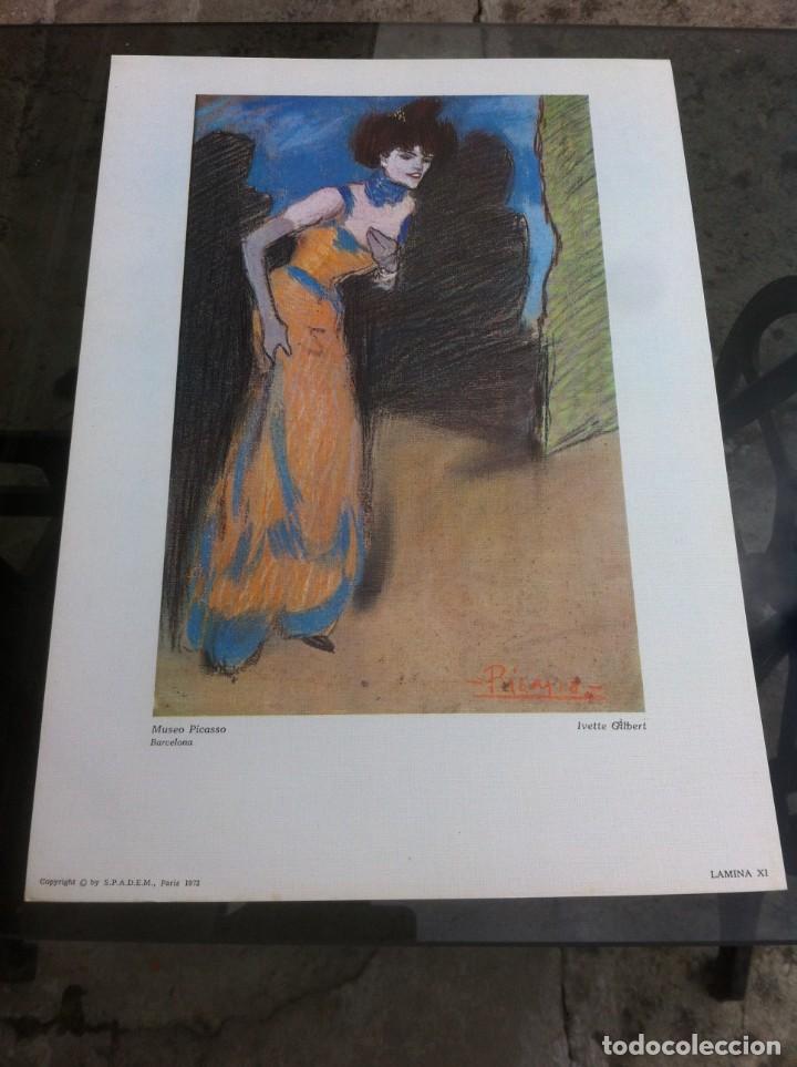 Collecting paper: L&Aacute;MINA EN CARTULINA DE LABORATORIO FARMAC&Eacute;UTICO. 34 X 24 cm. MUSEO PICASSO
