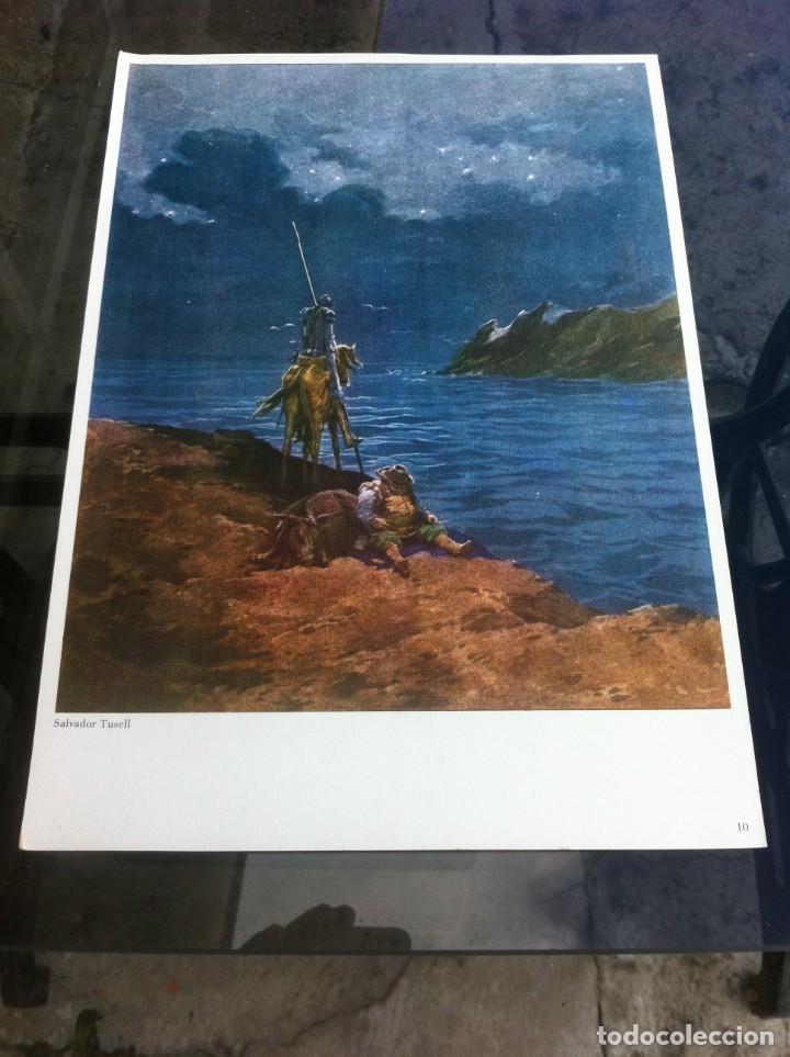 Collectionnisme: L&Aacute;MINA EN CARTULINA. QUIJOTE Y SANCHO. SALVADOR TUSELL. 30 X 21cm