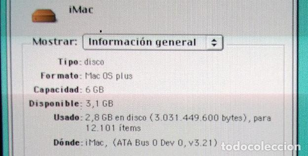 Coleccionismo: Apple Imac G3 333 Verde Lima Mac O.s 8.6. 1ª generación, 1999. Vintage. Completo, funcionando - Foto 17 - 265365784