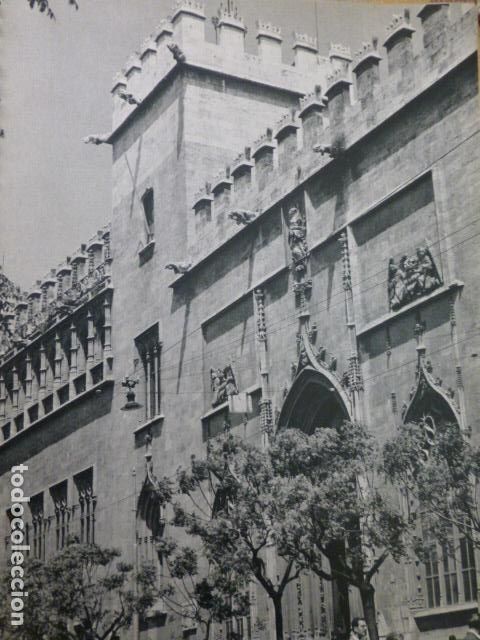 Collecting paper: VALENCIA LA LONJA L&Aacute;MINA HUECOGRABADO A&Ntilde;OS 50