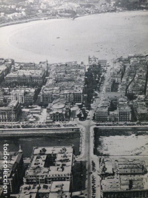 Coleccionismo: SAN SEBASTIAN LA CONCHA Y EL URUMEA L&Aacute;MINA HUECOGRABADO A&Ntilde;OS 50