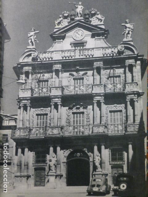 Collecting paper: PAMPLONA AYUNTAMIENTO L&Aacute;MINA HUECOGRABADO A&Ntilde;OS 50