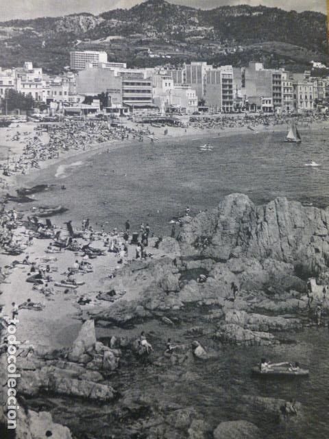 Collecting paper: LLORET DE MAR GERONA VISTA L&Aacute;MINA HUECOGRABADO A&Ntilde;OS 50