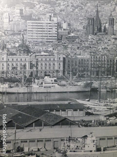 Colecionismo: BARCELONA VISTA L&Aacute;MINA HUECOGRABADO A&Ntilde;OS 50