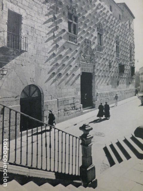 Collecting paper: SALAMANCA CASA DE LAS CONCHAS L&Aacute;MINA HUECOGRABADO A&Ntilde;OS 50