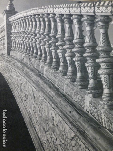 Sammelleidenschaft Papier: SEVILLA PARQUE DE MARIA LUISA L&Aacute;MINA HUECOGRABADO A&Ntilde;OS 50