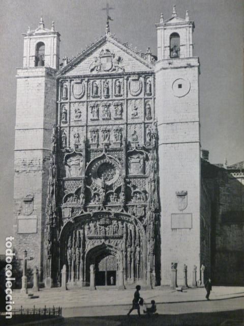 Coleccionismo: VALLADOLID SAN PABLO L&Aacute;MINA HUECOGRABADO A&Ntilde;OS 50