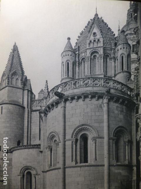 Collecting paper: SALAMANCA ABSIDE DE LA CATEDRAL VIEJA L&Aacute;MINA HUECOGRABADO A&Ntilde;OS 50